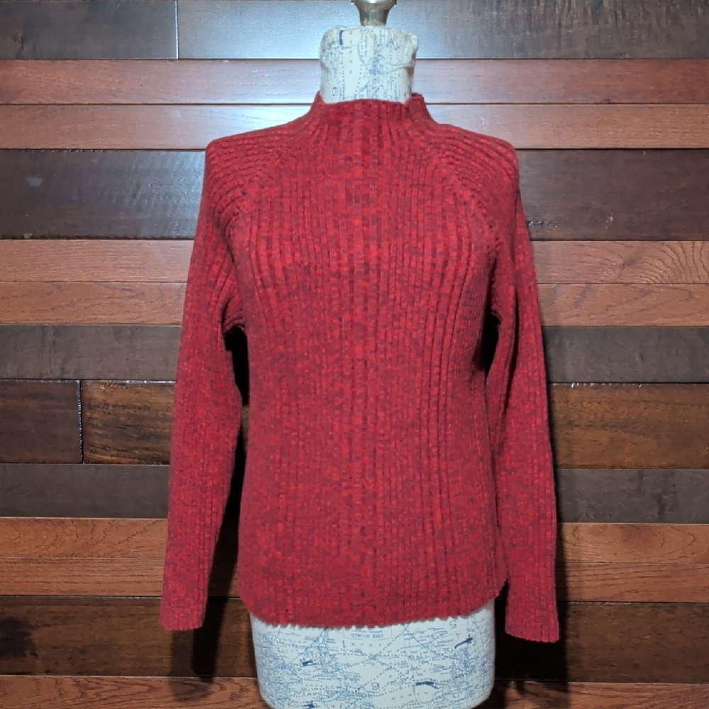 Studio Works Red Cowl Neck Sweater